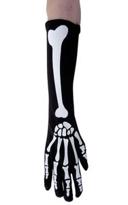 B049 Cospaly Halloween Halloween printing skeleton gloves